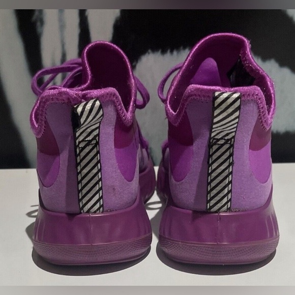 ECCO Bright Cerise Purple Neoprene Sneakers - Picture 6 of 8
